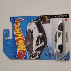 McLaren Senna White Hot Wheels Nightburnerz Series 9/10
